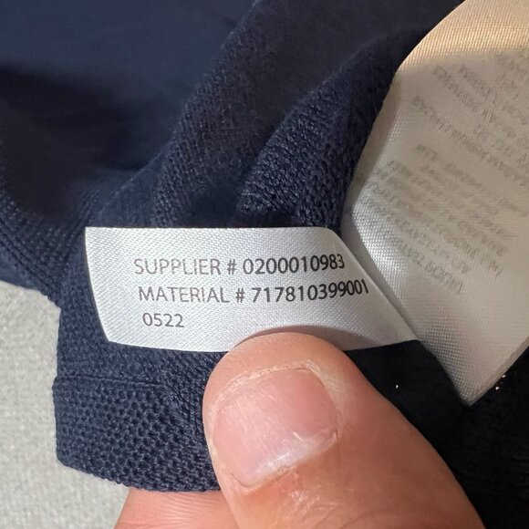 Ralph Lauren Mens XXL Navy & Blue Striped Polo Shirt - Picture 8 of 8